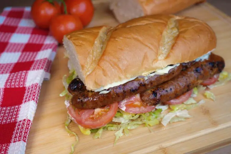 AF Green Onion Pork Sausage Poboy