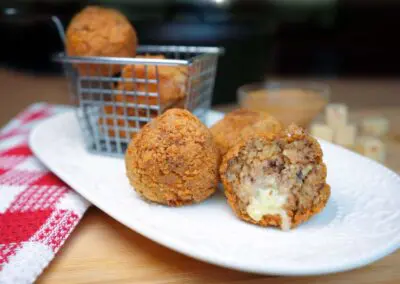 Pepperjack Boudin Balls